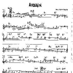 AIREGIN 降B爵士乐谱