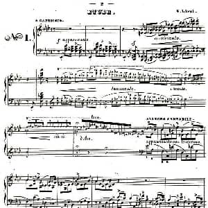 李斯特音乐会练习曲 S144 钢琴谱 李斯特