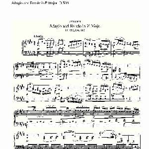 Adagio and Rondo in E Major D.506 E大调柔板回旋曲 D.506