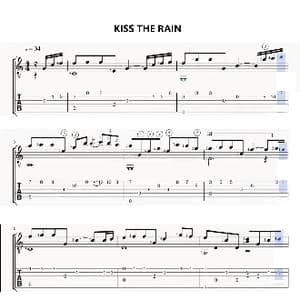 雨的印记_歌谱投稿_词曲: 李闰珉 YIRUMA