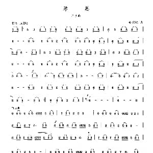 二胡谱 | 琴思 晏敏敏