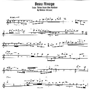 萨克斯谱 | Beau Rivage