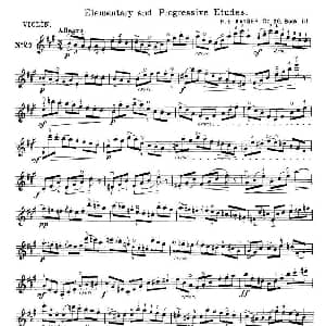 小提琴谱 | 开塞 KAYSER 36首小提琴练习曲之27