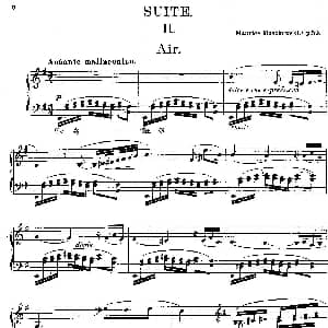 Suite in G Major Op.50 钢琴谱 莫里兹 莫什科夫斯基