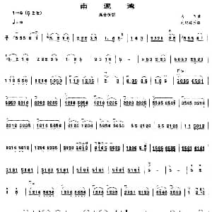 南泥湾 高音板胡谱 马可