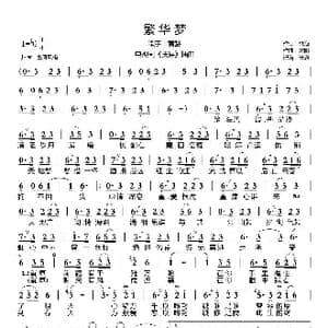 繁华梦_歌曲简谱_词曲:林海 宋阳