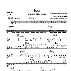 萨克斯谱 | Grace 次中音萨克斯