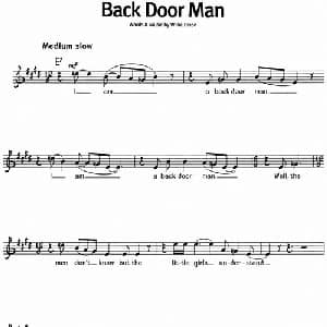 蓝调音乐:Back Door Man_外国歌谱