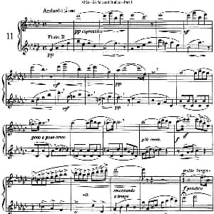 长笛曲谱 | 阿尔泰斯26首精选长笛练习曲 NO.11 Altes 阿尔泰斯