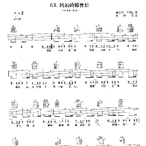 妈妈的娜鲁娃 吉他谱 林俊杰 张美香 林俊杰