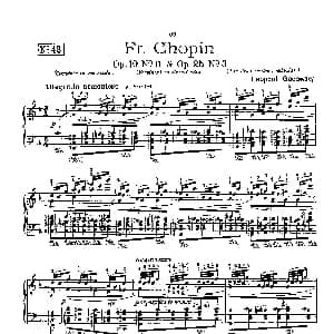 53首以肖邦练习曲为素材而作的练习曲 钢琴谱 里奥鲍尔德 戈多夫斯基