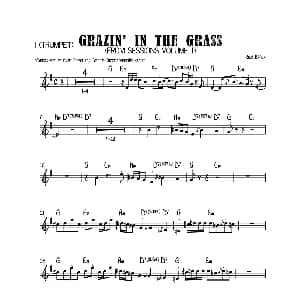 萨克斯谱 | GrazinIn The Grass I TRUMPET