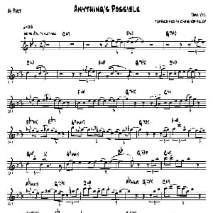 萨克斯谱 | Anything’s Possible Bb FLAT
