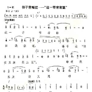 京剧谱 | 这一带常有匪 智取威虎山 选段 童祥苓