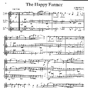 萨克斯谱 | the  happy farmers 三重奏
