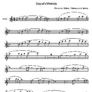 小提琴谱 | Sayuri's Melody