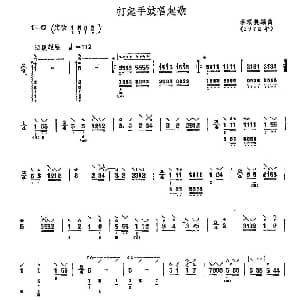 琵琶谱 | 打起手鼓唱起歌 施光南作曲 林琪美改编