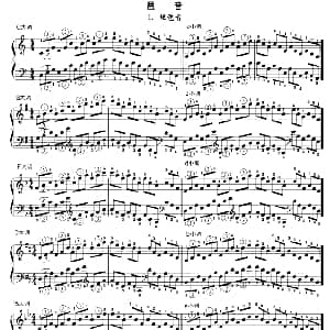 钢琴琶音练习 短琶音 钢琴谱 沈琪编著