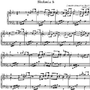 15首巴赫三部创意曲集 钢琴谱 巴赫