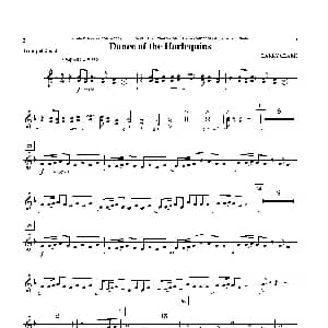 Dance of Harlequins 小号2 3分谱