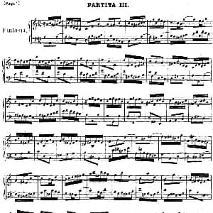 帕蒂塔6首德国组曲 钢琴谱 帕蒂塔