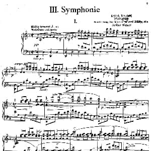 Symphony No.3 in d Minor Solo Piano 钢琴谱 安东 布鲁克纳