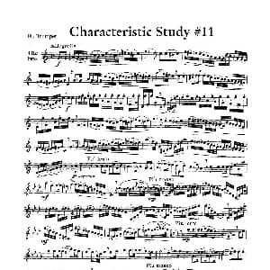 Characteristic Study #11 小号 J. B. Arban