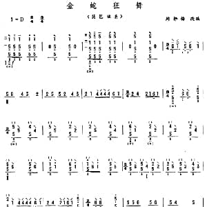 琵琶谱 | 金蛇狂舞 周静梅改编版 周静梅改编