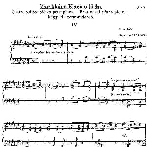 5 Klavierstücke S.192 钢琴谱 弗兰茨 李斯特