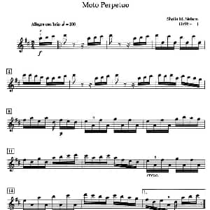 小提琴谱 | Moto Perpetuo 加拿大小提琴考级 第四级