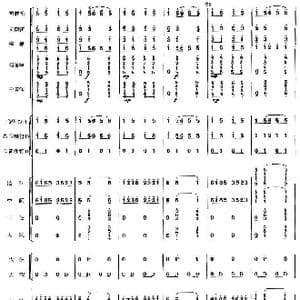 春节序曲 民乐总谱 121 130_歌曲简谱_词曲: 李焕之曲张子锐　谢直心配器