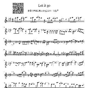 Let It Go小提琴谱｜冰雪奇缘小提琴谱_歌曲简谱_词曲:冰雪奇缘 冰雪奇缘
