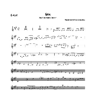 萨克斯谱 | Spin E flat