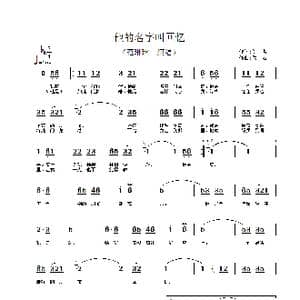 他的名字叫回忆_歌谱投稿