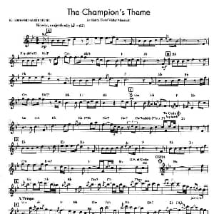 萨克斯谱 | The Champion's Theme