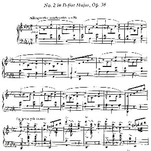 4 Valses Caprice 钢琴谱 加布里埃尔 福雷