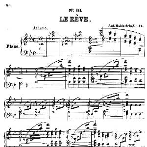 舞会 Le Bal Op.14 钢琴谱 安东 鲁宾斯坦
