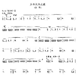 二胡谱 | 少年风华之歌
