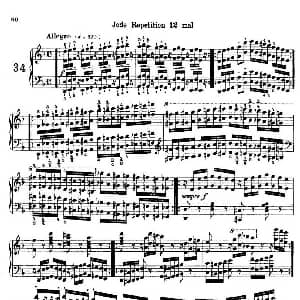 School of the Virtuoso Op.365 钢琴谱 卡尔 车尔尼