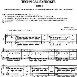 Technical Exercises S.146 钢琴谱 弗兰茨 李斯特