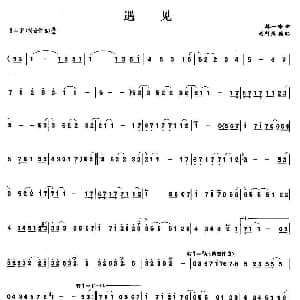 笛子谱 | 遇见 林一峰