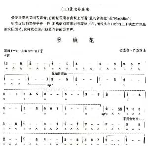 口琴谱 | 考级六级曲目 雪绒花