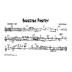 SWEDISH PASTRY 降B爵士乐谱