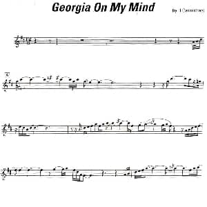 萨克斯谱 | Georgia on my mind