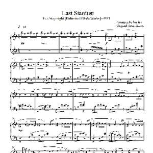 Irurian钢琴版 Last Stardust 钢琴谱_歌谱投稿_词曲: Original Artist:Aimer