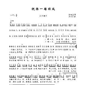 祝你一路顺风_歌谱投稿_词曲:吴奇隆 李子恒