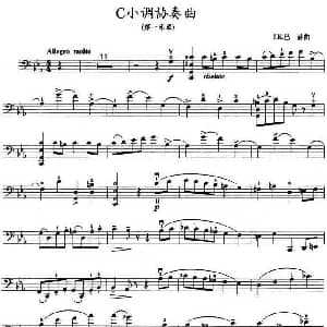 小提琴谱 | C小调协奏曲 第一乐章