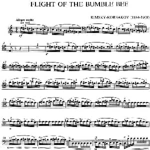 小提琴谱 | FLIGHT OF THE BUMBLE BEE 野蜂飞舞 科萨科夫