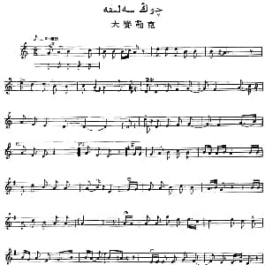 Ⅴ 潘吉尕木卡姆 245 254 主旋律谱 十二木卡姆