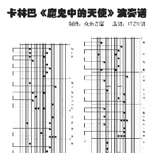 魔鬼中的天使 拇指琴卡林巴琴演奏谱 姚若龙 陈小霞